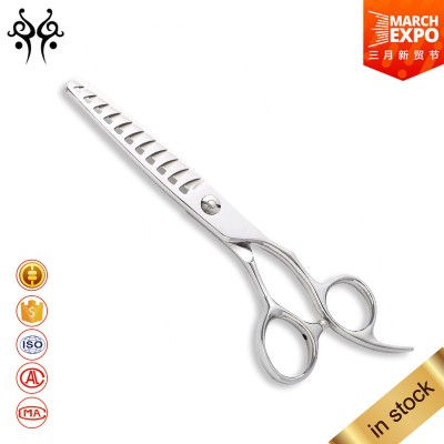 Custom german damascus hair scissors for thinning hair