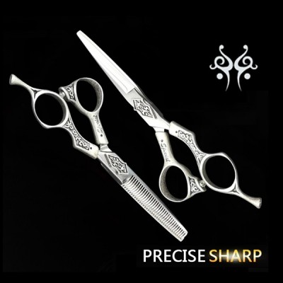 Top High Quality Barber Hair Cutting Scissors / Hairdressing Scissors + Hair Salon Thinning Scissors for barber shop